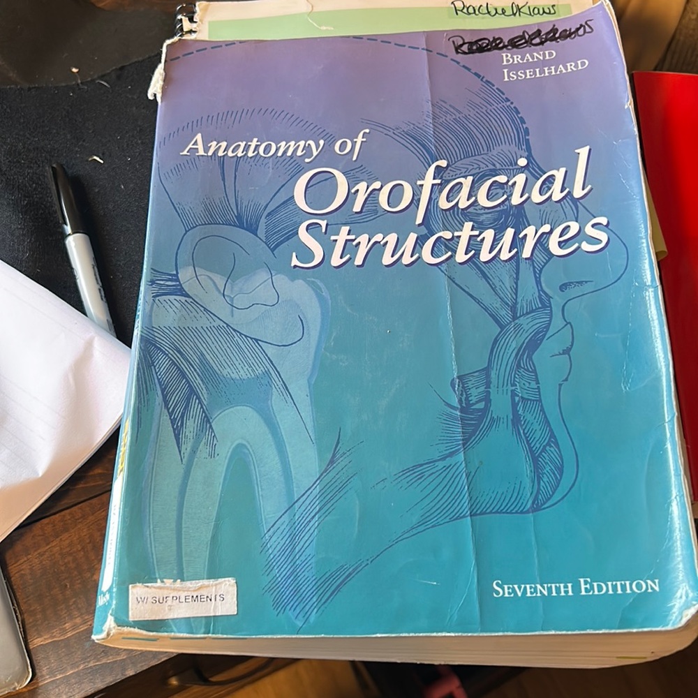 Anatomy of Orofacial Structures, seventh edition, used condition
